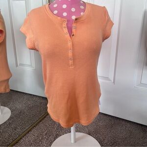 Calvin Klein Jeans Peach Short Sleeve Top SZ MD